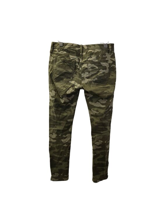 Banana Republic Heritage Fit Camouflage Zip Ankle Pants Size 27 - Picture 2 of 7